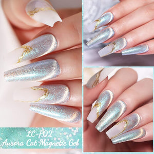 Aurora Cat Magnetic Nail Gel LC-P01 7ml Clearance LILYCUTE 