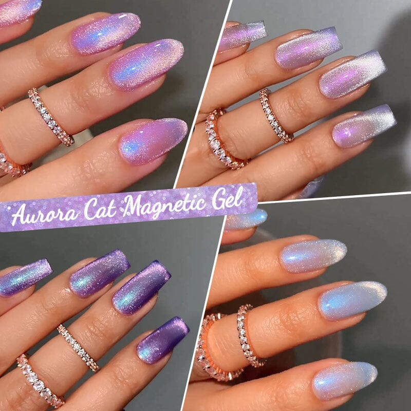 Aurora Cat Magnetic Nail Gel 7ml Gel Nail Polish LILYCUTE 