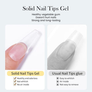 [US ONLY] Clear Nail Tips Gel 30ml Gel Nail Polish BORN PRETTY 
