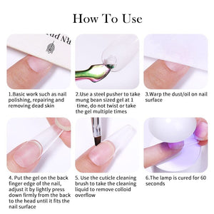 [US ONLY] Clear Nail Tips Gel 30ml Gel Nail Polish BORN PRETTY 