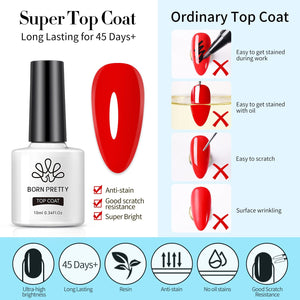 [US ONLY] 5 Bottles Function Gel Polish Set 10ml/15ml Gel Nail Polish BORN PRETTY 