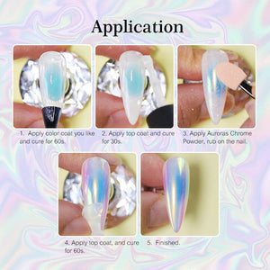 Auroras Nail Powder Nail Powder NICOLE DIARY 