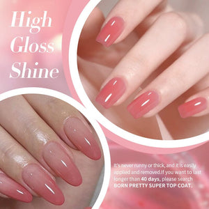 Jelly Nude Gel JN10 10ml Gel Nail Polish BORN PRETTY 