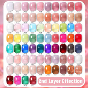 Jelly Nude Gel JN10 10ml Gel Nail Polish BORN PRETTY 