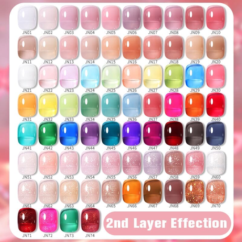 Jelly Nude Gel JN10 10ml Gel Nail Polish BORN PRETTY 