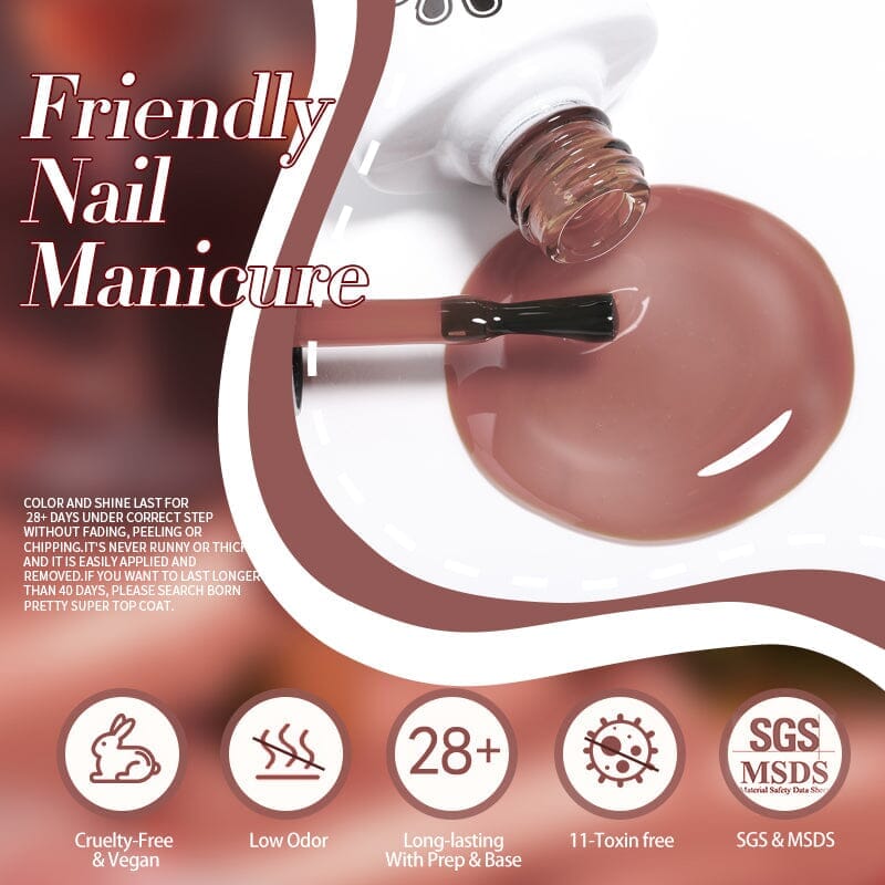 Jelly Nude Gel Polish JN09 10ml Gel Nail Polish BORN PRETTY 