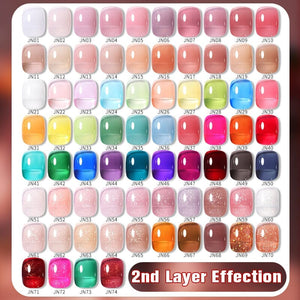 Jelly Nude Gel Polish JN09 10ml Gel Nail Polish BORN PRETTY 