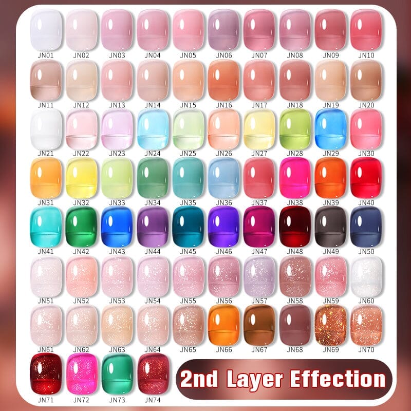 Jelly Nude Gel Polish JN09 10ml Gel Nail Polish BORN PRETTY 