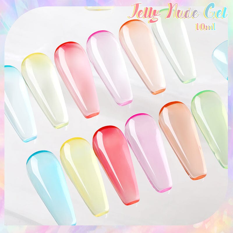 Pastel Jelly Nude Gel 10ml Gel Nail Polish BORN PRETTY 