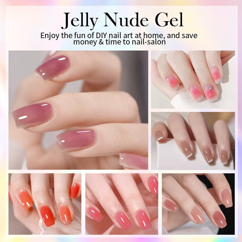Jelly Nude Gel Polish 10ml (JN01-JN50) Gel Nail Polish BORN PRETTY 