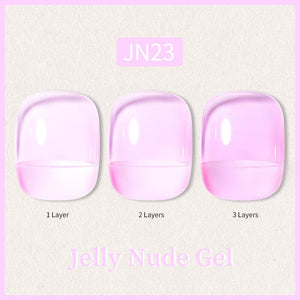 Pastel Jelly Nude Gel 10ml Gel Nail Polish BORN PRETTY JN23 