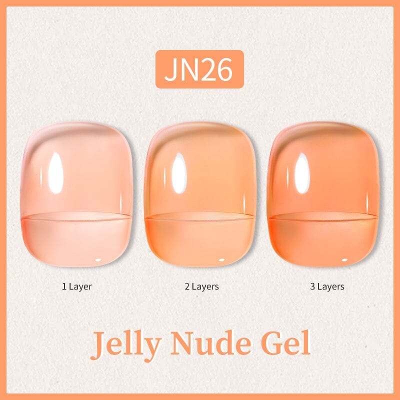 Pastel Jelly Nude Gel 10ml Gel Nail Polish BORN PRETTY JN26 