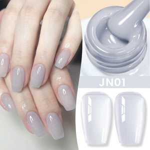 Jelly Nude Gel Polish 10ml (JN01-JN50) Gel Nail Polish BORN PRETTY JN01 