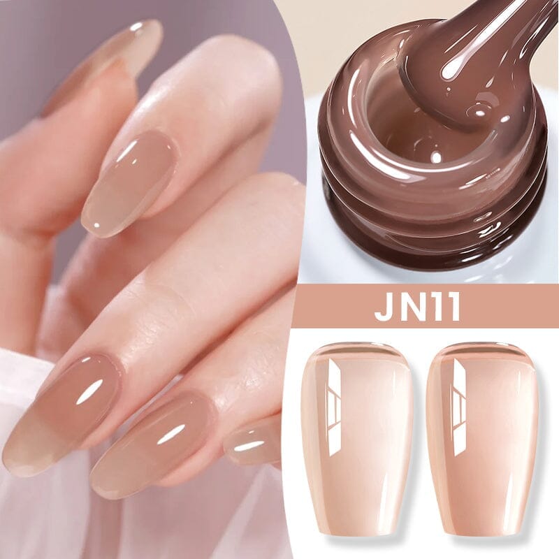 Jelly Nude Gel Polish 10ml (JN01-JN50) Gel Nail Polish BORN PRETTY JN11 