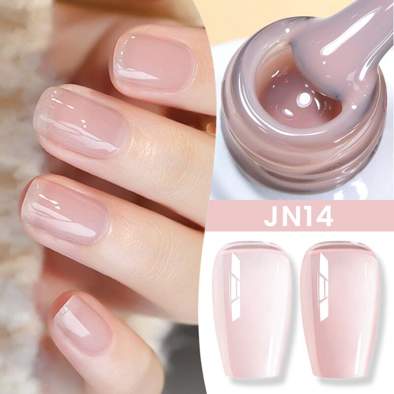 Jelly Nude Gel Polish 10ml (JN01-JN50) Gel Nail Polish BORN PRETTY JN14 