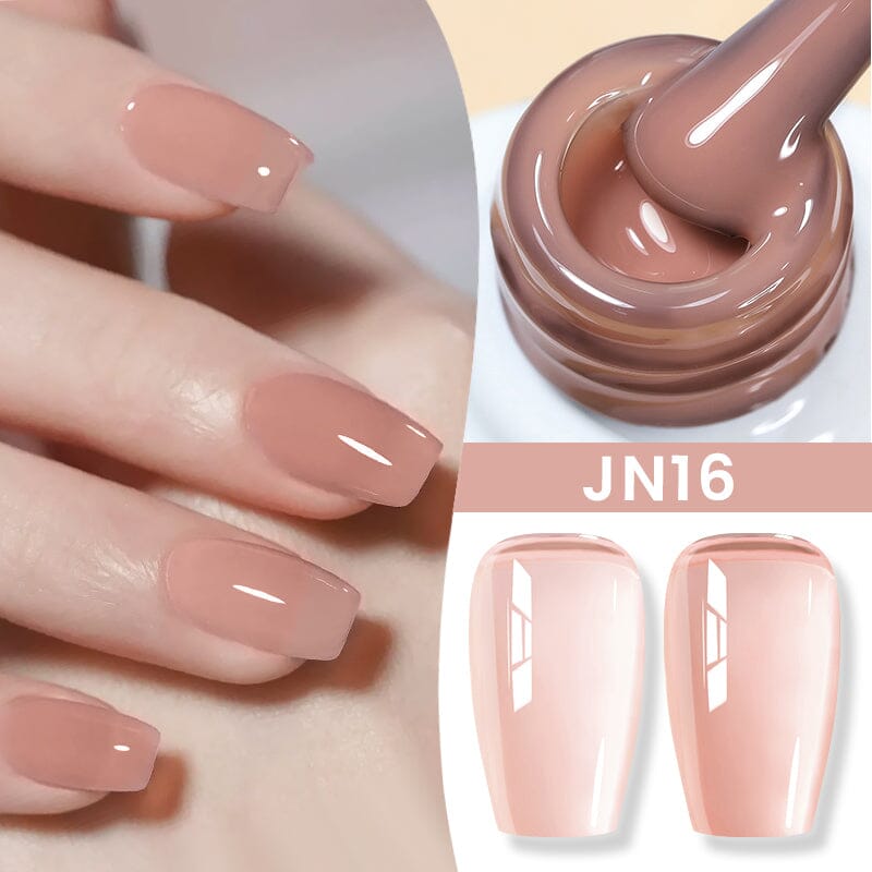 Jelly Nude Gel Polish 10ml (JN01-JN50) Gel Nail Polish BORN PRETTY JN16 