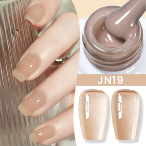 Jelly Nude Gel Polish 10ml (JN01-JN50) Gel Nail Polish BORN PRETTY JN19 