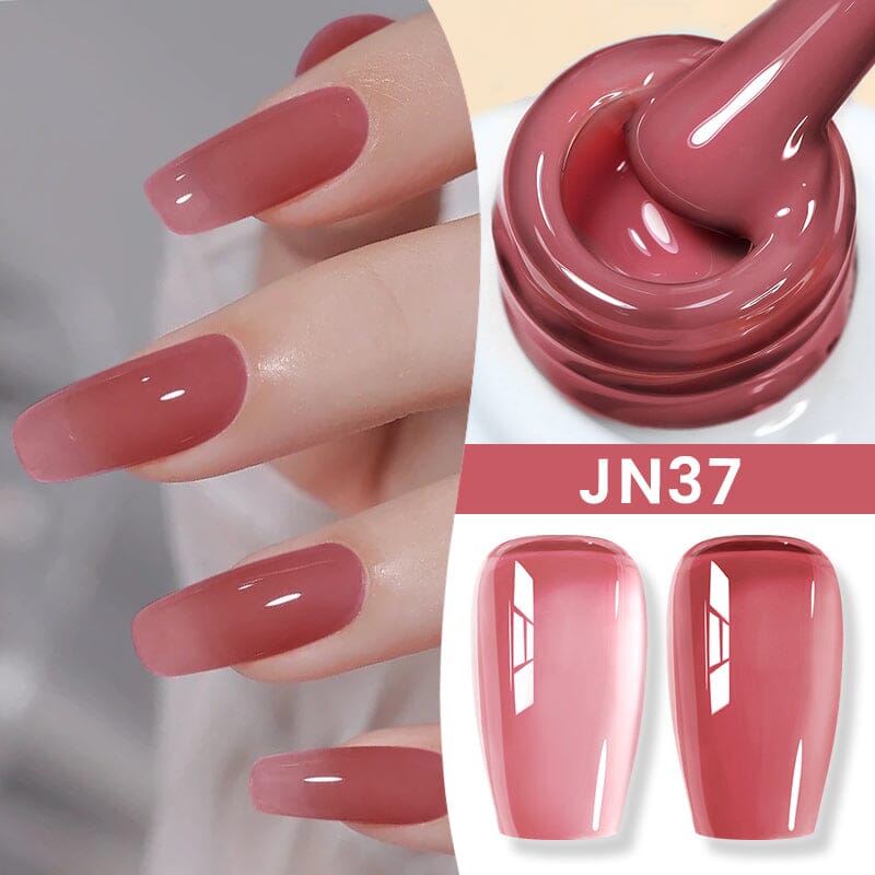 Jelly Nude Gel Polish 10ml (JN01-JN50) Gel Nail Polish BORN PRETTY JN37 