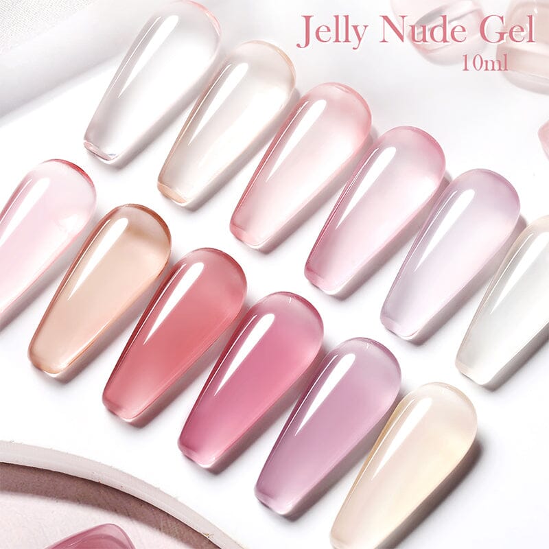 Nude Colors Jelly Gel Polish 10ml Gel Nail Polish BORN PRETTY 