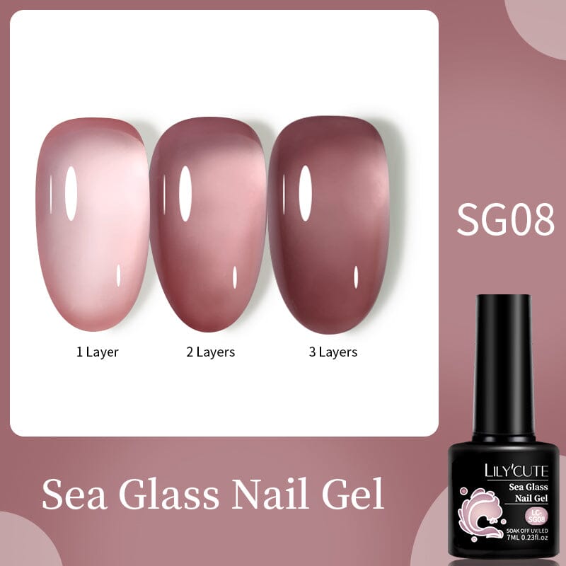Transparent Jelly Gel Polish 7ml Gel Nail Polish LILYCUTE SG08 