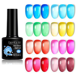 Transparent Jelly Gel Polish 7ml Gel Nail Polish LILYCUTE 