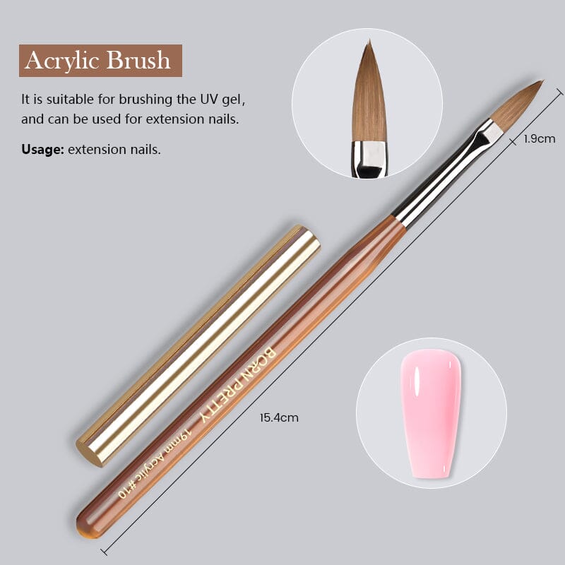 BORN PRETTY Nail Art Brush Tools & Accessories BORN PRETTY #01 Acrylic Brush 