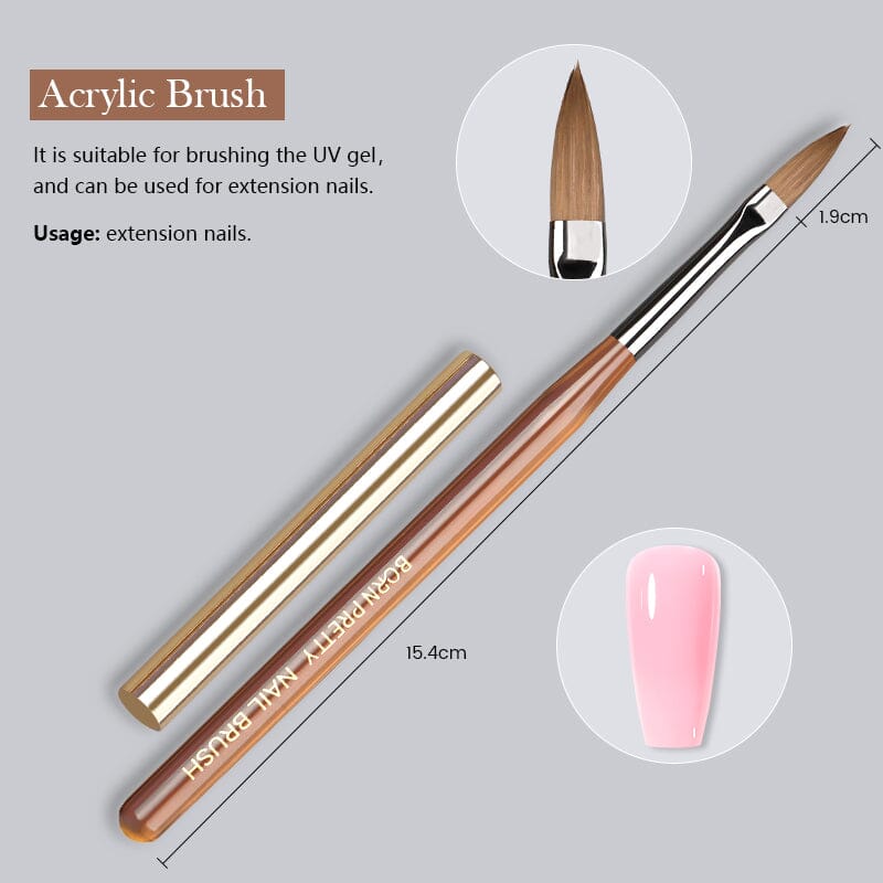 Acrylic UV Nail Brush Tools & Accessories BORN PRETTY Acrylic Brush 