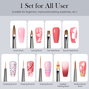 Acrylic UV Nail Brush Tools & Accessories BORN PRETTY 