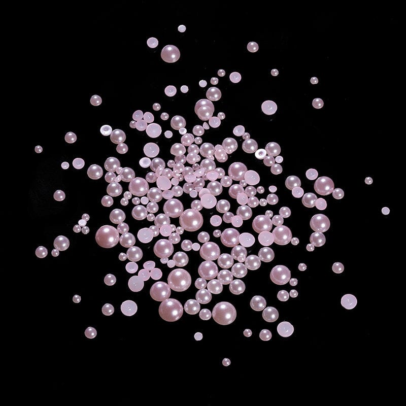 200pcs Half Round Flat Bottom Pearls Nail Art No Brand 