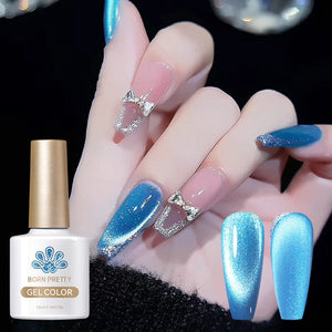 Sea Blue Cat Magnetic Gel Polish SB18 10ml Gel Nail Polish BORN PRETTY 