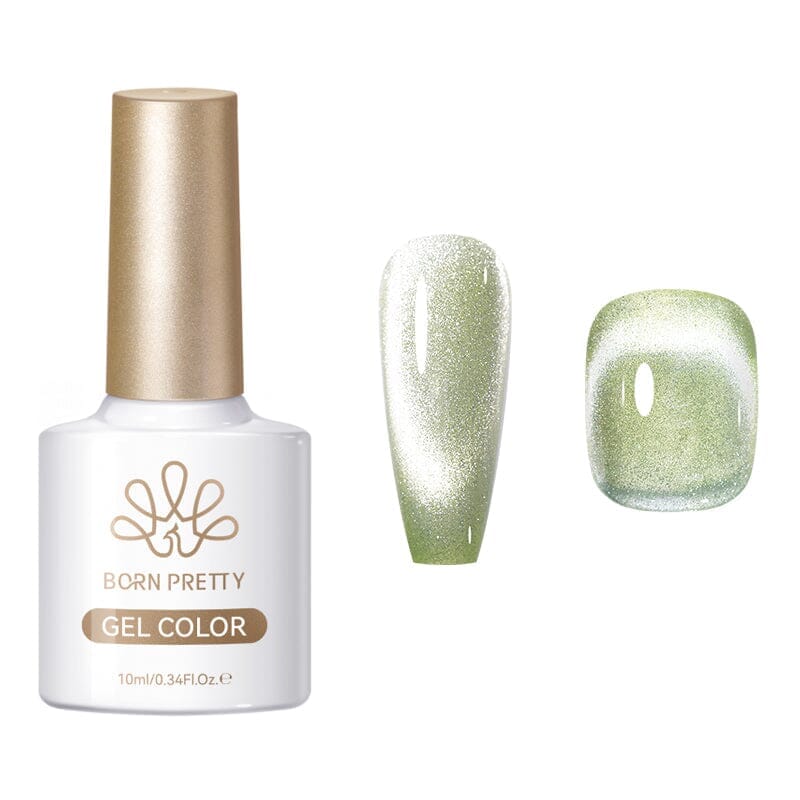 Crystal Cat Magnetic Gel MY315 Sea Blue 10ml Gel Nail Polish BORN PRETTY