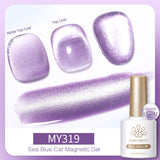 Sea Blue Cat Magnetic Gel Polish 10ml Gel Nail Polish BORN PRETTY MY319 