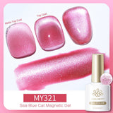 Sea Blue Cat Magnetic Gel Polish 10ml Gel Nail Polish BORN PRETTY MY321 