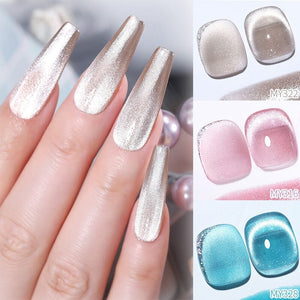 Crystal Cat Magnetic Gel Sea Blue Series 10ml Gel Nail Polish BORN PRETTY 