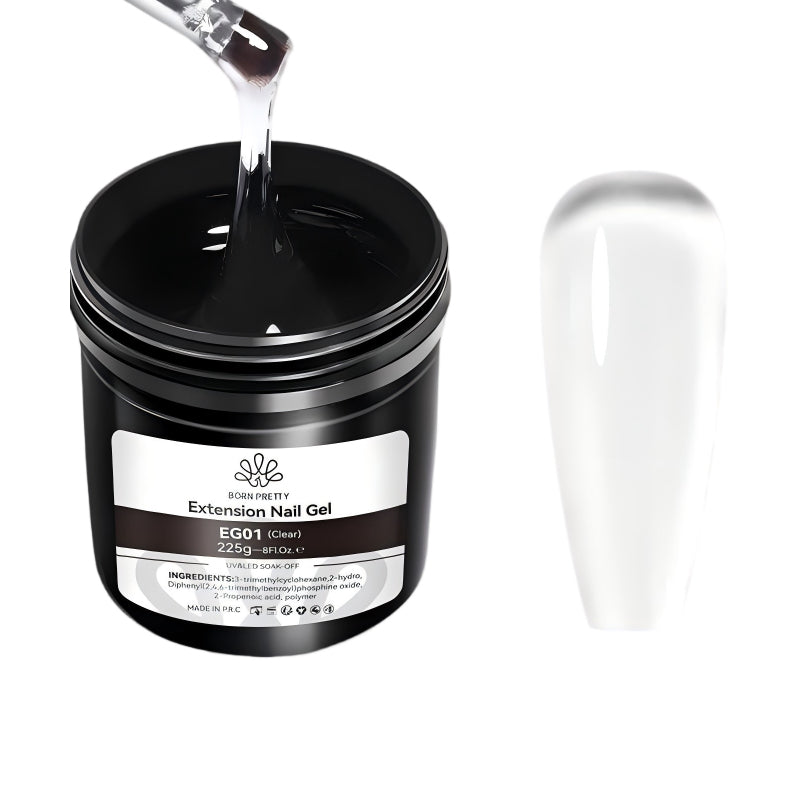 Clear Extension Nail Gel EG01 225g