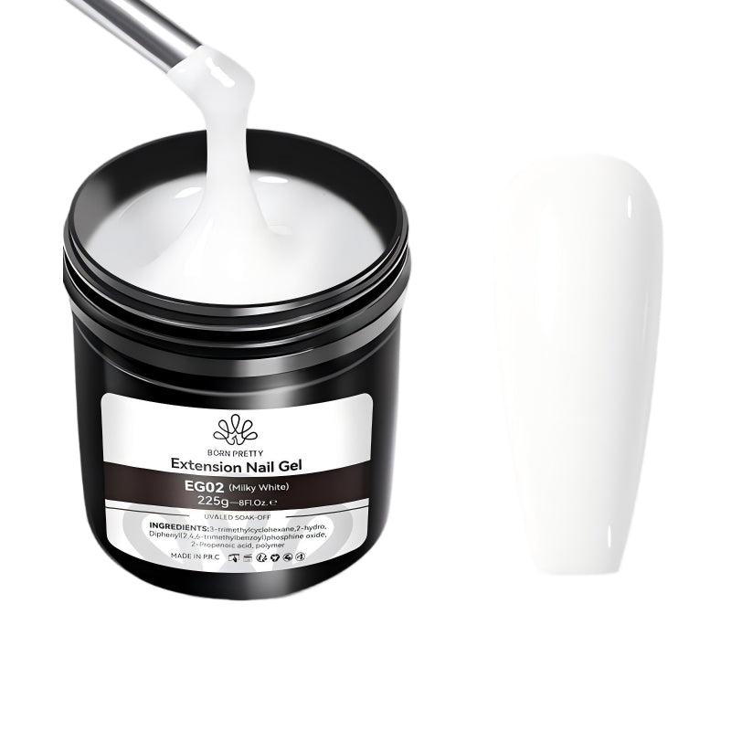 Milky White Extension Nail Gel EG02 225g