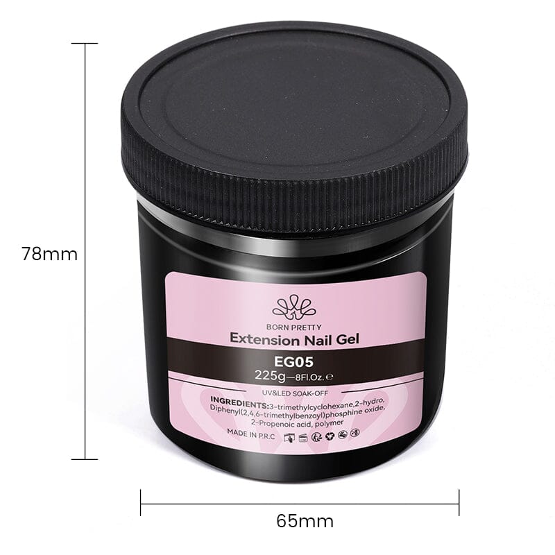 Clear Extension Nail Gel EG01 225g Gel Nail Polish BORN PRETTY 