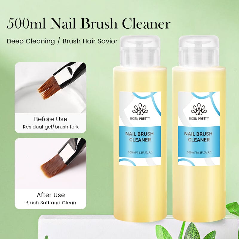 Nail Cleaner Gel Remover Brush Cleaner 500ml Nail Care BORN PRETTY 