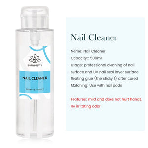 Nail Cleaner Gel Remover Brush Cleaner 500ml Nail Care BORN PRETTY Nail Cleaner 