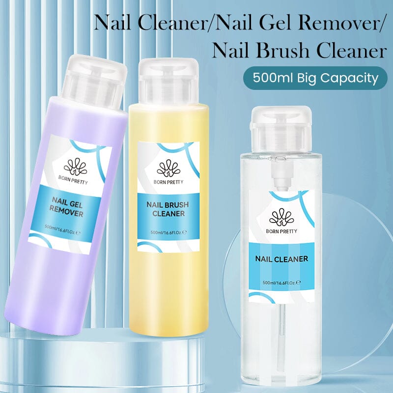 Nail Cleaner Gel Remover Brush Cleaner 500ml Nail Care BORN PRETTY 