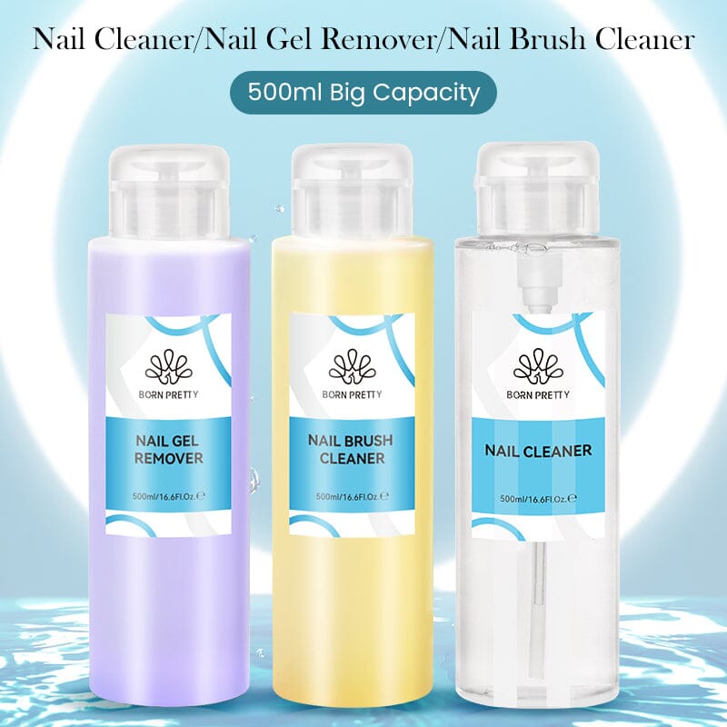 Nail Cleaner Gel Remover Brush Cleaner 500ml Nail Care BORN PRETTY 