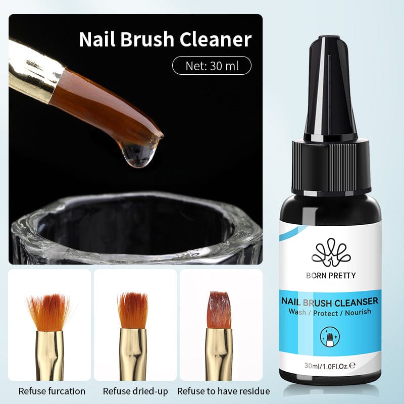 Nail Brush Cleanser 30ml Tools & Accessories BORN PRETTY 