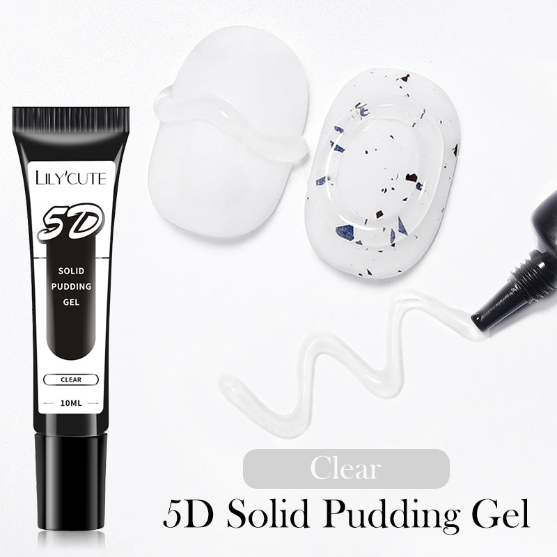 5D Solid Pudding Gel Clear 10ml
