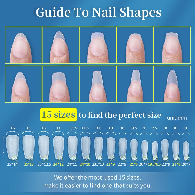 120pcs Full Cover Matte Soft Gel Tips False Nails Nail Tips KOSKOE 