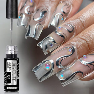 Metallic Line Nail Gel 5ml Gel Nail Polish LILYCUTE 