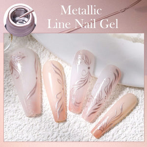 Metallic Line Nail Gel 5ml Gel Nail Polish LILYCUTE 