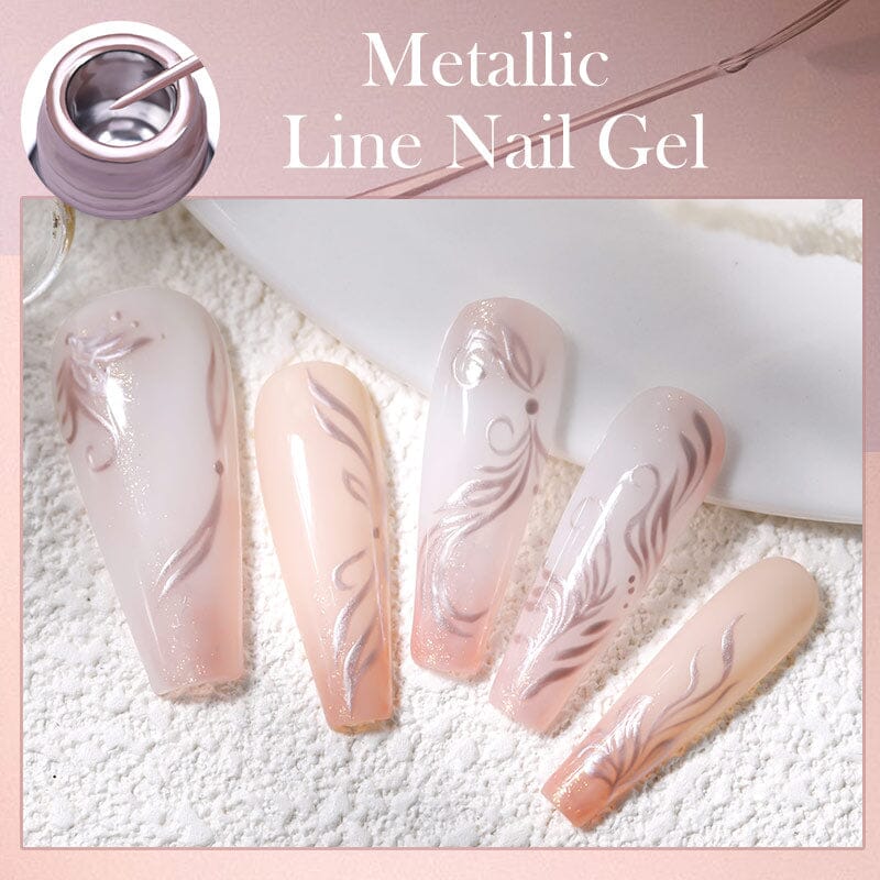 Metallic Line Nail Gel 5ml Gel Nail Polish LILYCUTE 