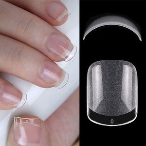 120pcs Almond Semi-frosted False Nail Tips Nail Tips No Brand 
