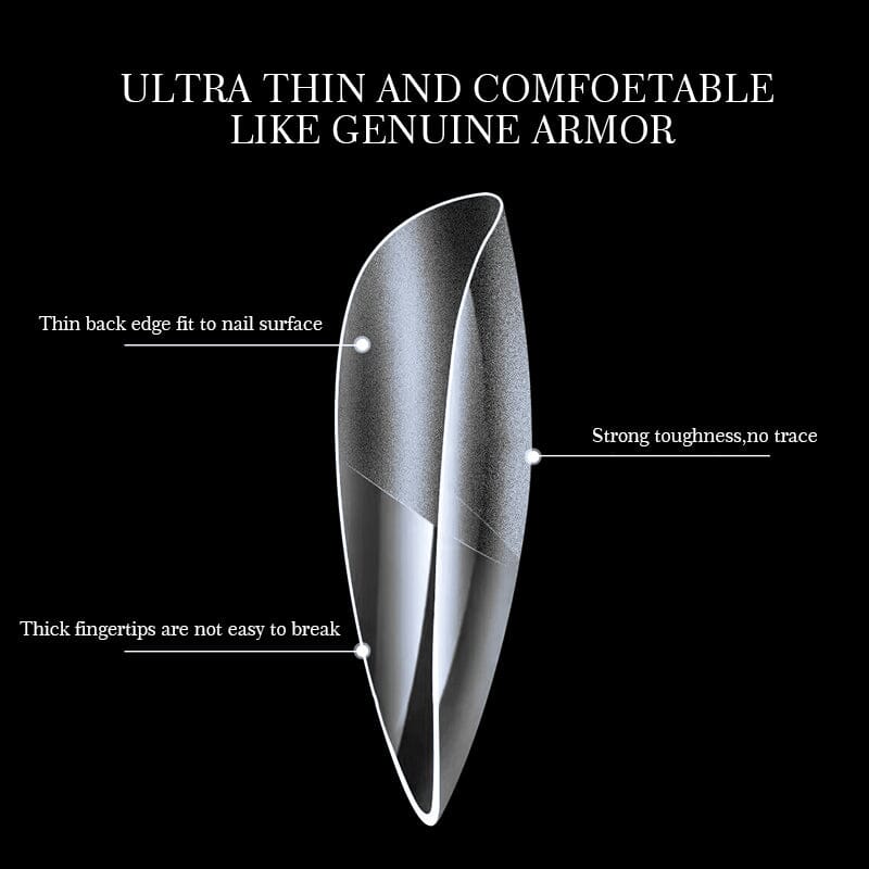 120pcs Almond Semi-frosted False Nail Tips Nail Tips No Brand 