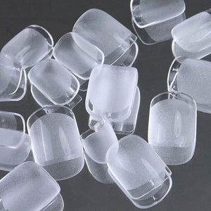 120pcs Almond Semi-frosted False Nail Tips Nail Tips No Brand 